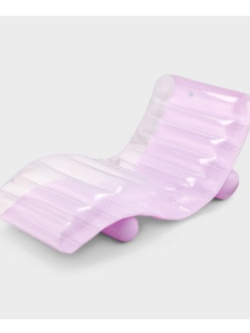 NIB Sun Squad Inflatable Chaise Lounge Light Pink